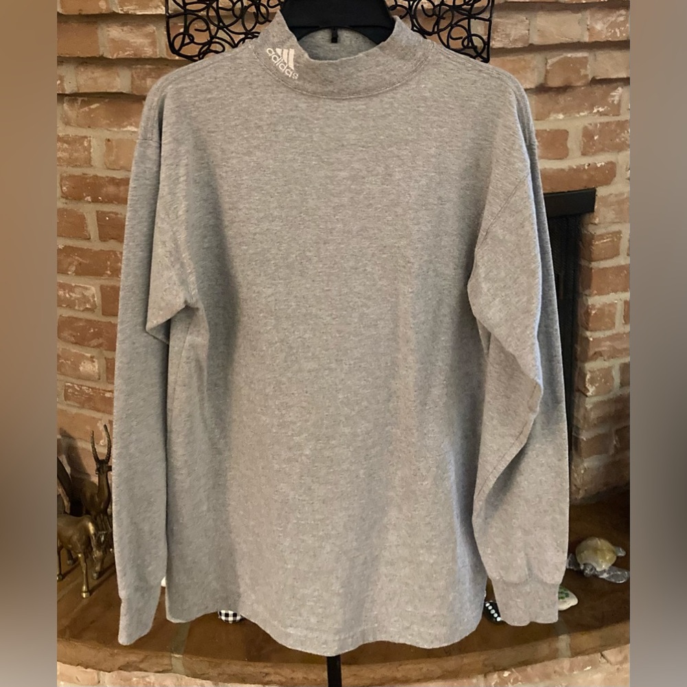 Adidas Men’s Mock Turtleneck Tee Gem